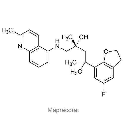 Структурная формула Мапракорат