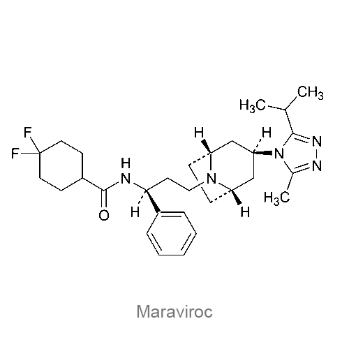 Маравирок структурная формула
