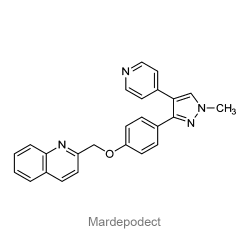 Структурная формула Мардеподект