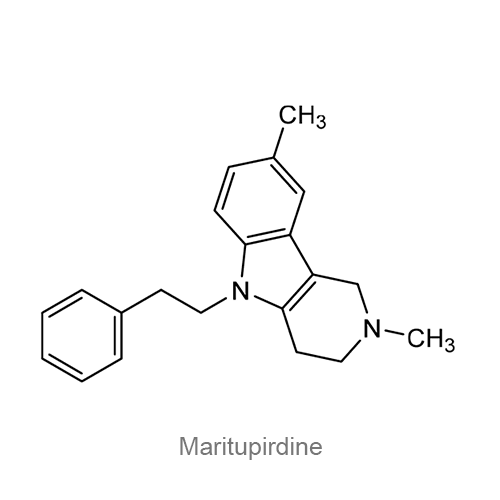 Маритупирдин структурная формула