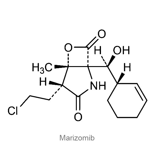 Маризомиб структурная формула