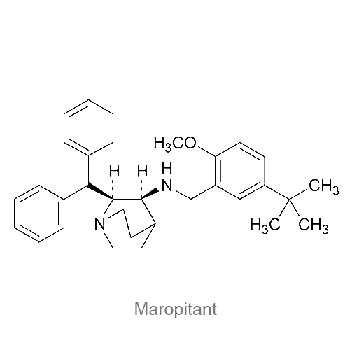 Структурная формула Маропитант