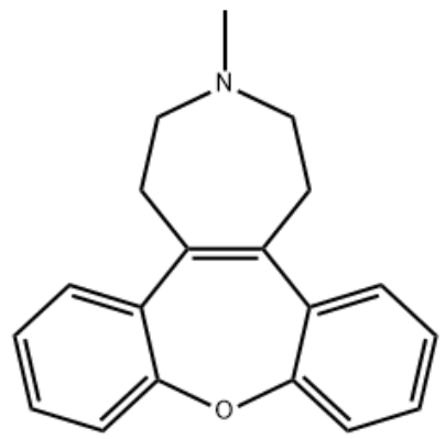 Структурная формула Мароксепин