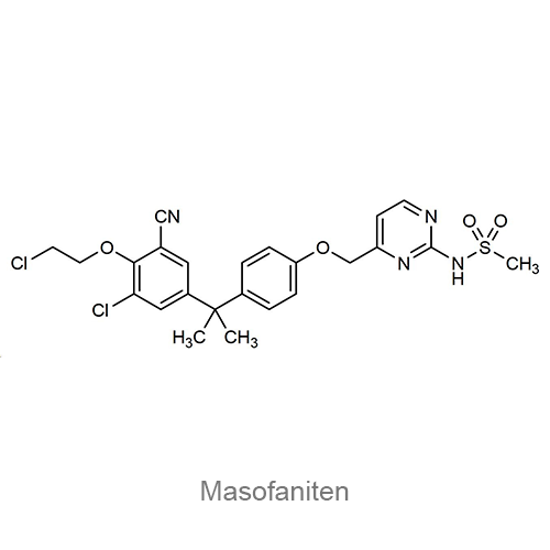 Структурная формула Масофанитен