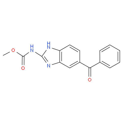 Структурная формула Мебендазол