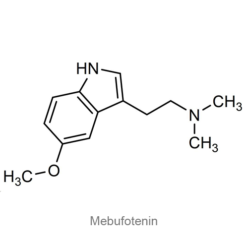 Структурная формула Мебуфотенин