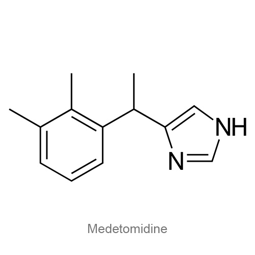 Структурная формула Медетомидин