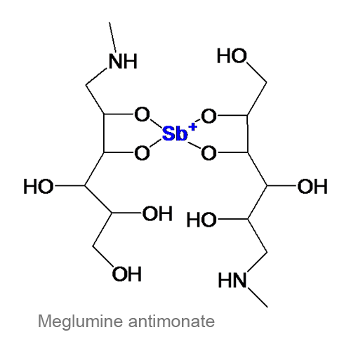 Меглумина антимонат структурная формула