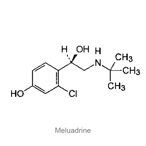 Структурная формула Мелуадрин