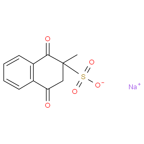 Менадиона натрия бисульфит структурная формула