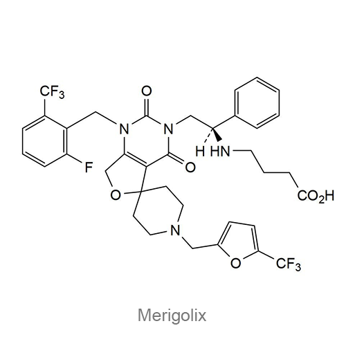 Структурная формула Мериголикс
