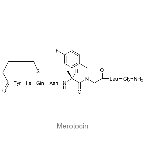 Структурная формула Меротоцин