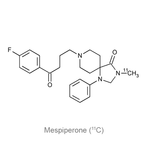 Меспиперон (<sup>11</sup>C) структурная формула