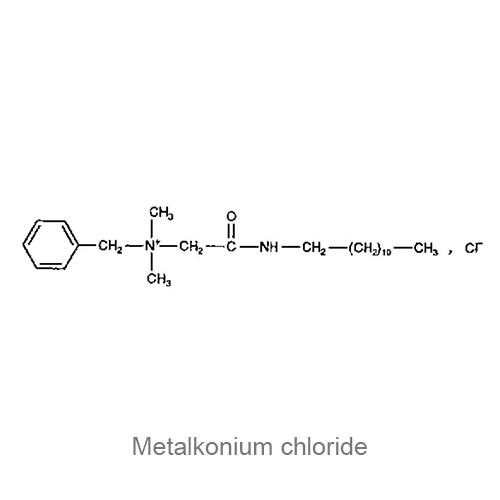 Структурная формула Металкония хлорид