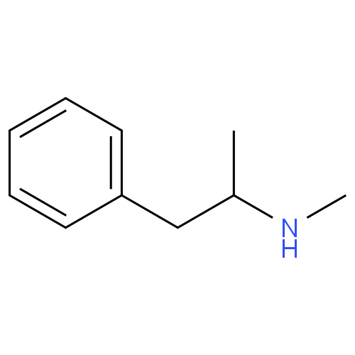 Структурная формула Метамфетамин