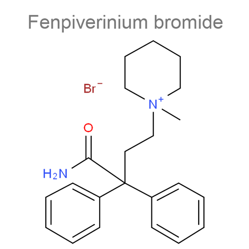 Структурная формула 3 Метамизол натрия + Питофенон + Фенпивериния бромид