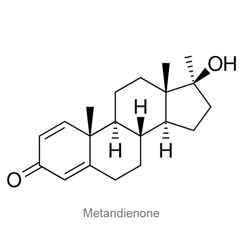 Структурная формула Метандиенон