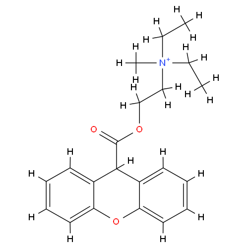Структурная формула Метантелин