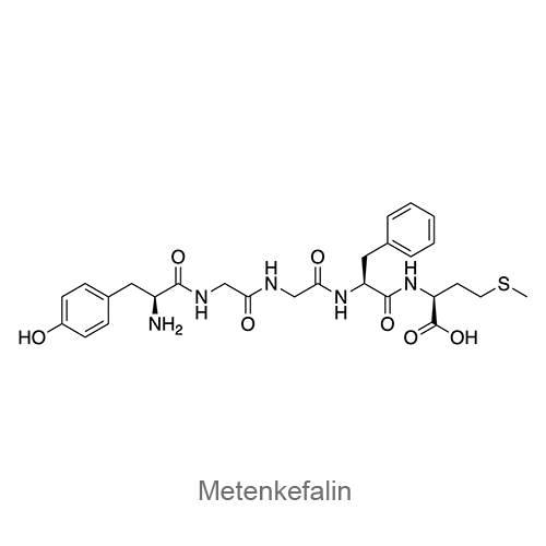 Метэнкефалин структурная формула