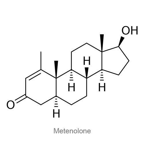 Структурная формула Метенолон