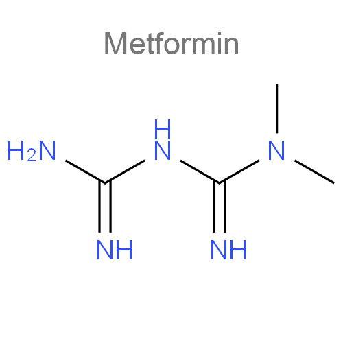 Структурная формула Метформин + [Сибутрамин + Целлюлоза микрокристаллическая]
