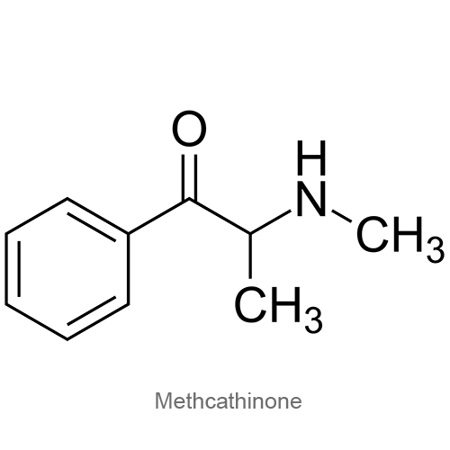 Меткатинон структурная формула