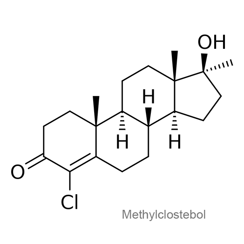 Метилклостебол структурная формула
