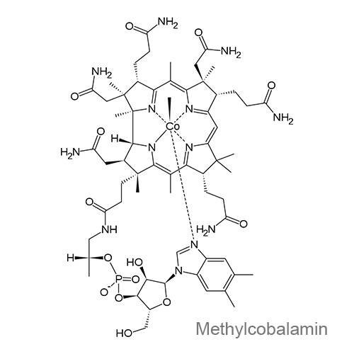 Метилкобаламин структурная формула