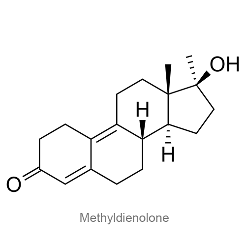 Метилдиенолон структурная формула