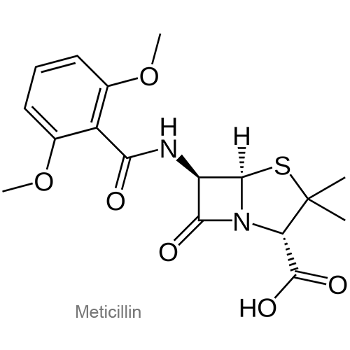 Метициллин структурная формула