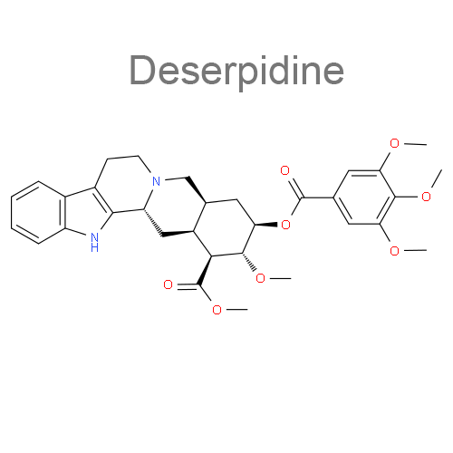 Структурная формула 2 Метиклотиазид + Дезерпидин