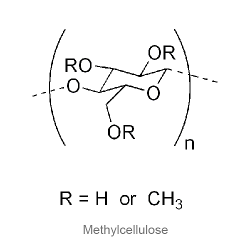Структурная формула Метилцеллюлоза