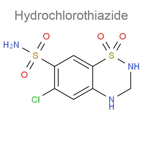 Метилдопа + Гидрохлортиазид структурная формула 2