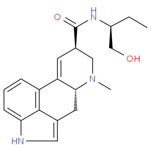 Структурная формула Метилэргометрин