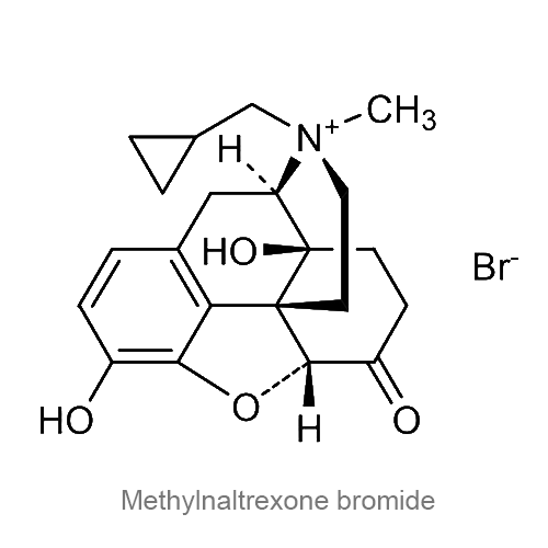 Метилналтрексона бромид структурная формула