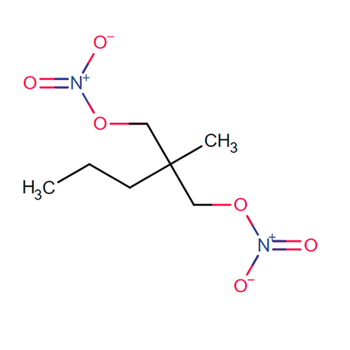 Метилпропилпропандиола динитрат структурная формула