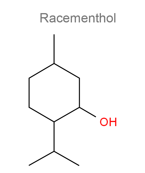 Структурная формула 2 Метилсалицилат + Рацементол