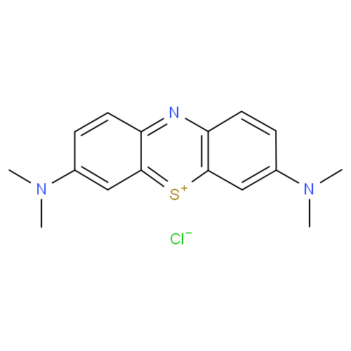 Метилтиониния хлорид структурная формула