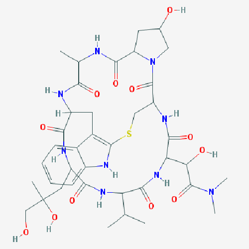 Метионил-глутамил-гистидил-фенилаланил-пролил-глицил-пролин структурная формула