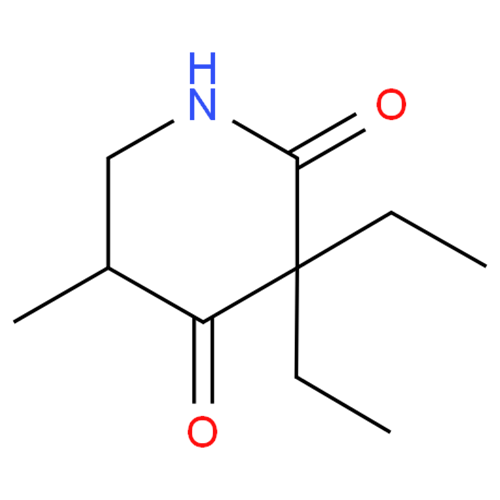 Структурная формула Метиприлон