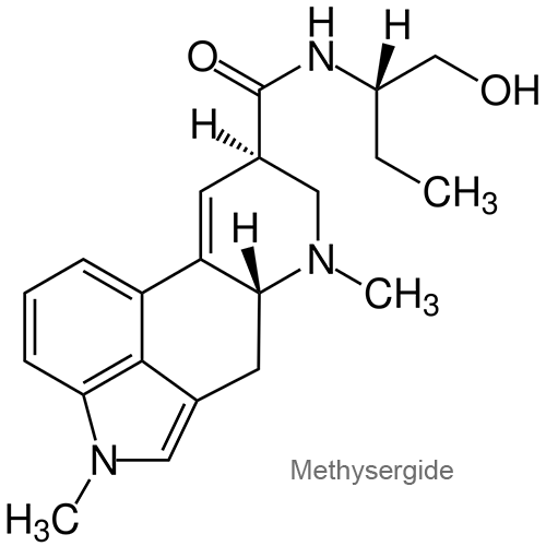Структурная формула Метизергид