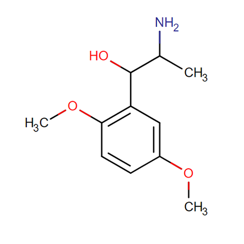 Структурная формула Метоксамин