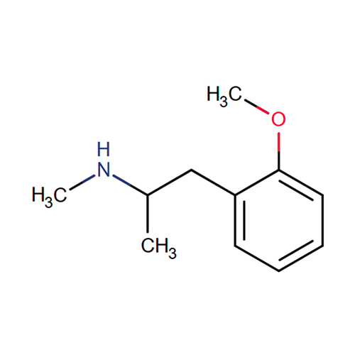 Структурная формула Метоксифенамин