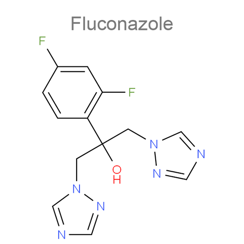 Метронидазол + Флуконазол структурная формула 2