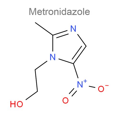 Метронидазол + Флуконазол структурная формула