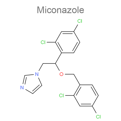Структурная формула 2 Метронидазол + Миконазол