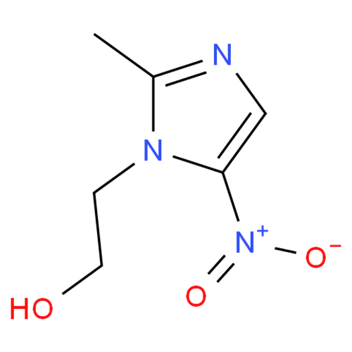 Структурная формула Метронидазол