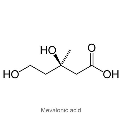Мевалоновая кислота структурная формула