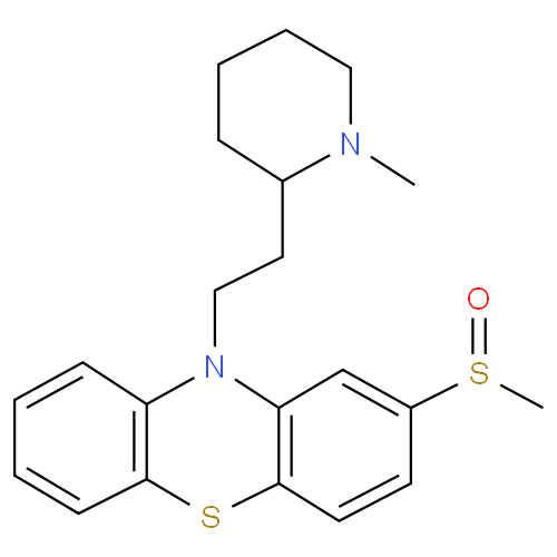 Структурная формула Мезоридазин