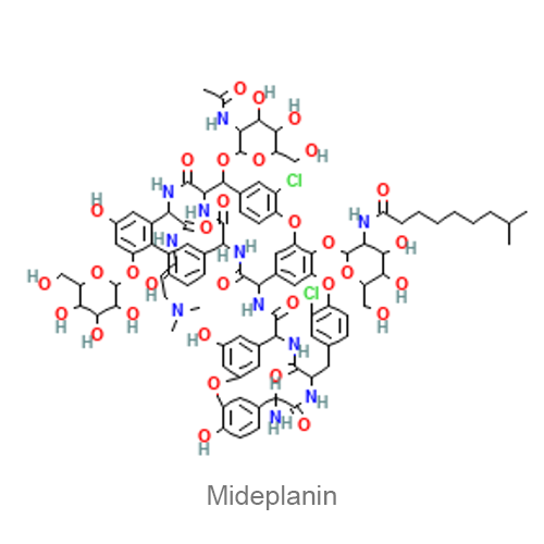 Структурная формула Мидепланин